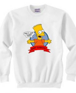 Bart-Simpson-Dont-Have-A-Cow-Sweatshirt