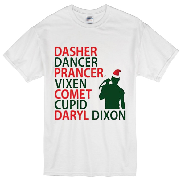 Daryl-dixon-christmas-unisex-T-shirt
