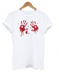 Halloween-Bloody-Hands-T-shirt