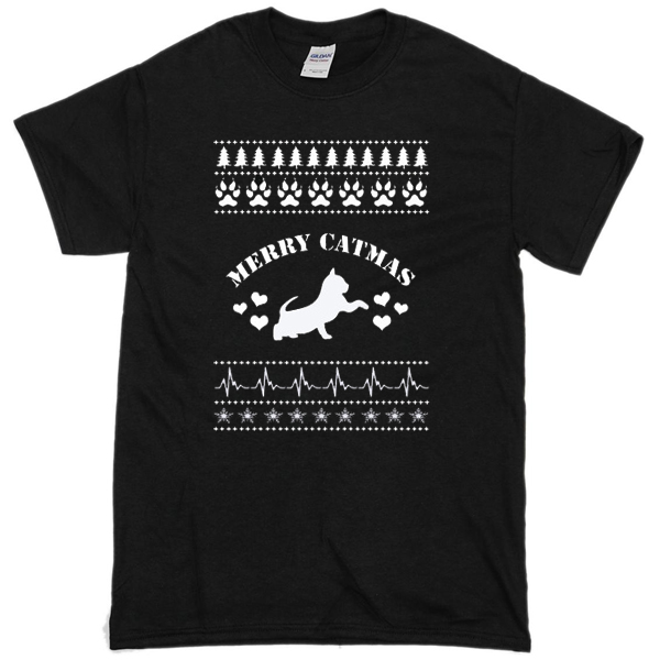 Merry-Catmas-Christmas-T-Shirt