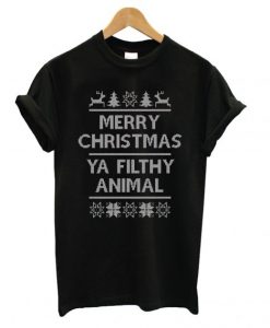 Merry-Christmas-Ya-Filthy-Animal-T-shirt-czoo-510x568