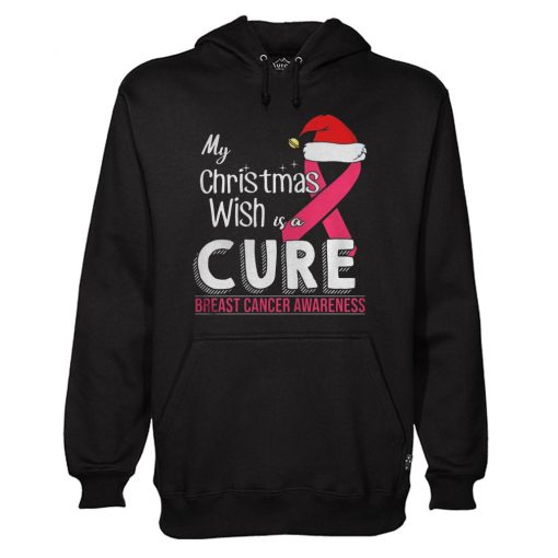My-Christmas-Wish-Is-A-Cure-Breast-Cancer-Awareness-Hoodie-510x510