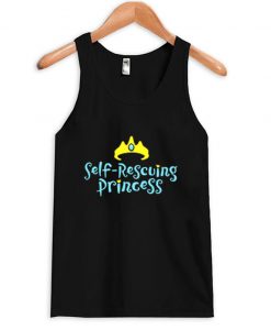 Self-Rescuing-Princess-Tank-top