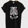 Skeleton-Baby-Twin-Girls-Halloween-T-Shirt