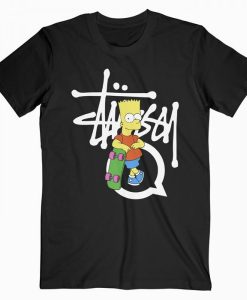 Stussy-Bart-Simpson-T-Shirt