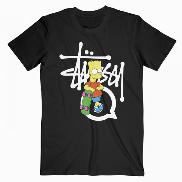 Stussy-Bart-Simpson-T-Shirt