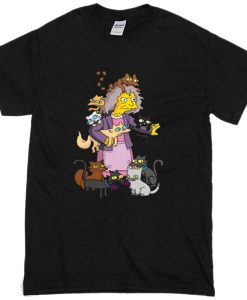 The-Simpsons-Crazy-Cat-Lady-T-Shirt