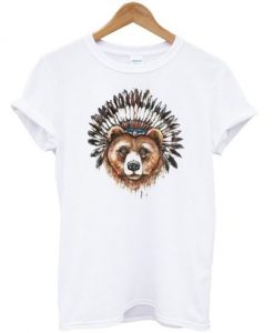 Bear-Headdress-Unisex-T-shirt-600x704