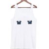 Blue-Ribbed-Butterfly-Tank-top