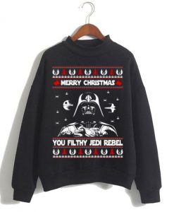 Darth-Vader-Merry-Christmas-You-Filthy-Jedi-Rebel-ugly-Sweatshirt-510x510