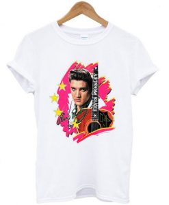 Elvis-Presley-The-King-Vintage-With-Guitar-T-Shirt-600x704