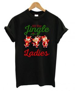 Funny-Christmas-Reindeer-all-the-fingle-ladies-T-shirt-510x568