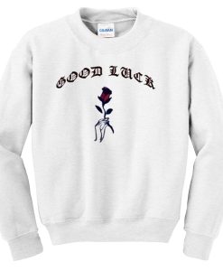 Good-Luck-Aesthetic-Rose-Sweatshirt