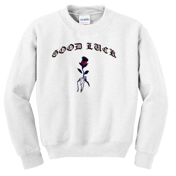 Good-Luck-Aesthetic-Rose-Sweatshirt