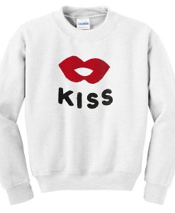Kiss-red-lips-Sweatshirt