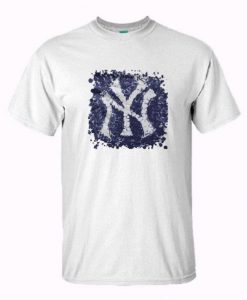 New-York-Yankees-White-Paint-Chips-Trending-T-Shirt