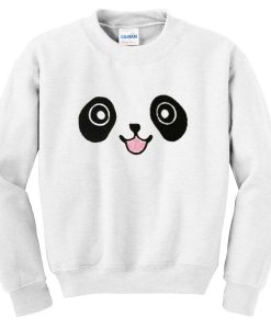 Panda-face-Smile-Sweatshirt
