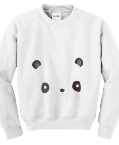 Panda-face-Sweatshirt