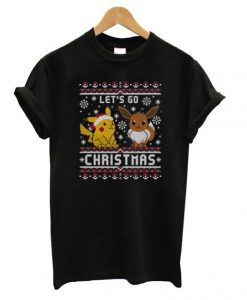Pikachu-and-Eevee-let’s-go-Christmas-T-shirt-cz-510x568