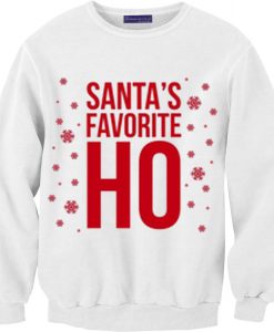 Santas-Favorite-HO-White-Sweatshirts
