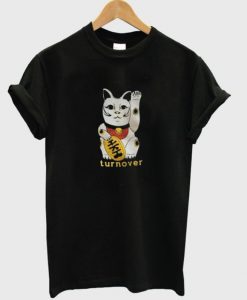 Turnover-Lucky-Cat-Tshirt-600x704