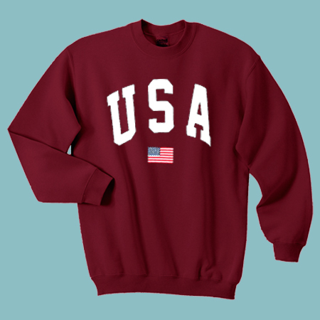 USA-Flaf-Sweatshirt