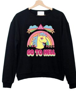 unicorn-rainbow-go-to-hell-sweatshirt