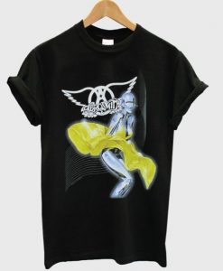 Aerosmith-Robot-Yellow-Dress-T-Shirt-510x598