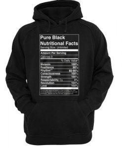 Pure-black-nutritional-facts-hoodie