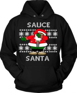 Sauce-Santa-Ugly-Christmas-Hoodie-EL01