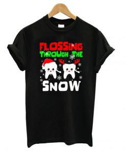 Teeth-Flossing-Through-The-Snow-Christmas-T-shirt-510x568