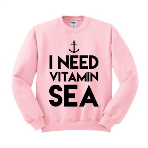 i-need-vitamin-sea-pink-Sweatshirt-510x510