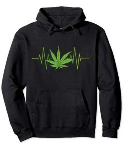 Marijuana-Leaf-Heartbeat-Hoodie-FD18D