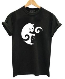 Yin-Yang-Cat-Design-T-Shirt-N9SR