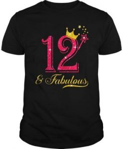 12th-Birthday-Girl-Fabulous-T-Shirt-FD2N