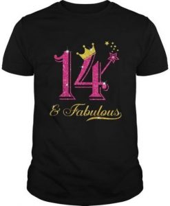 14th-Birthday-Girl-Fabulous-T-Shirt-FD2N