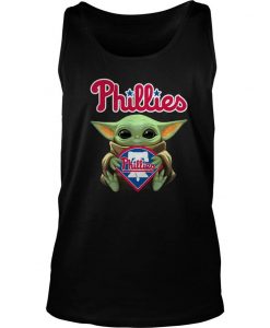 Baby Yoda Hug Philadelphia Phillies Shirt