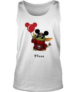 Baby Yoda Mickey Mouse San Francisco 49ers Shirt