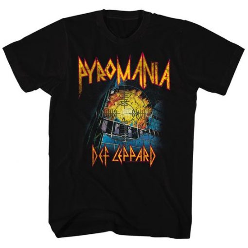 Pyromania-Black-Tee-T-shirt