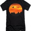 Sunset-Sky-With-Bird-T-shirt