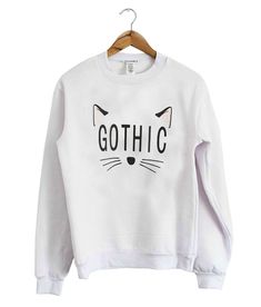 Gothic-Cat-Sweatshirt
