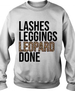 Lashes Leggings Leopard Done shirt