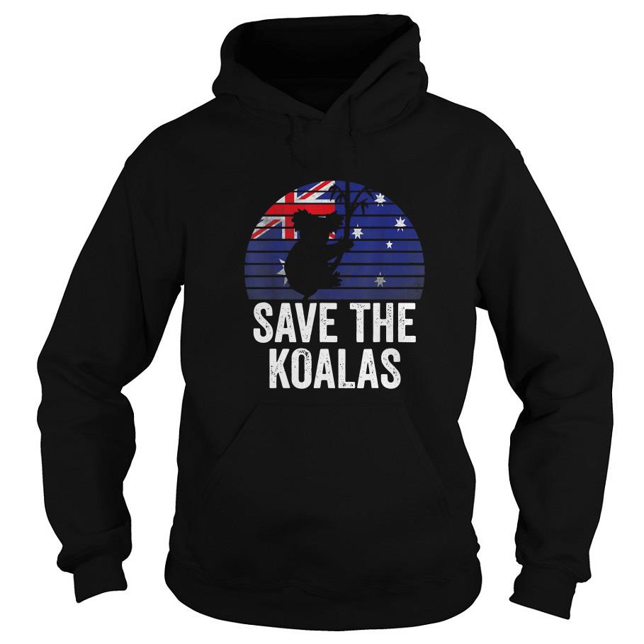 Save The Koalas Australia Flag Vintage Shirt