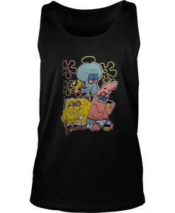 SpongeBob Patrick Star and Squidward Tentacles shirt
