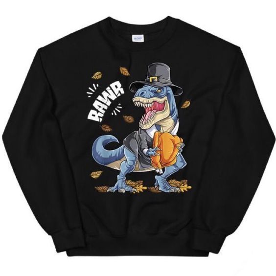 T-Rex-Rawr-sweatshirt