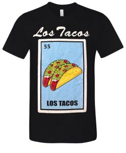 Los-Tacos-Loteria-Mexican-Bingo-T-Shirt