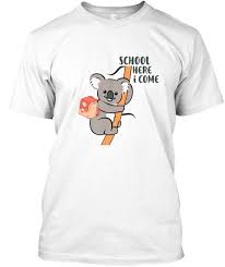 School-Here-I-Come-Koala-T-Shirt