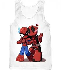 Spiderman-Deadpool-Tank-Top