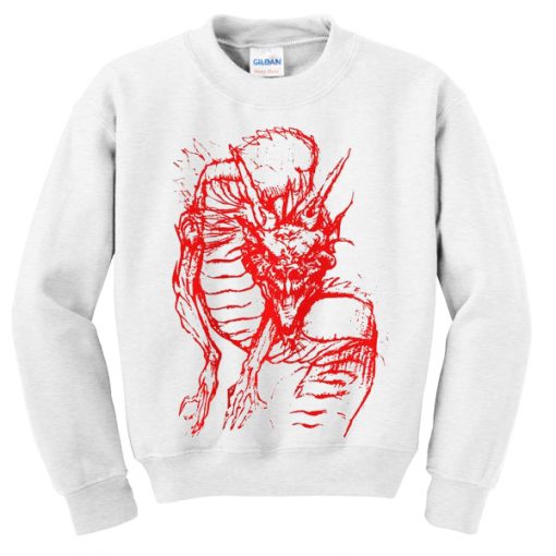 red-japanese-dragon-sweatshirt