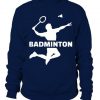 Badminton-Ball-Net-Sweatshirt